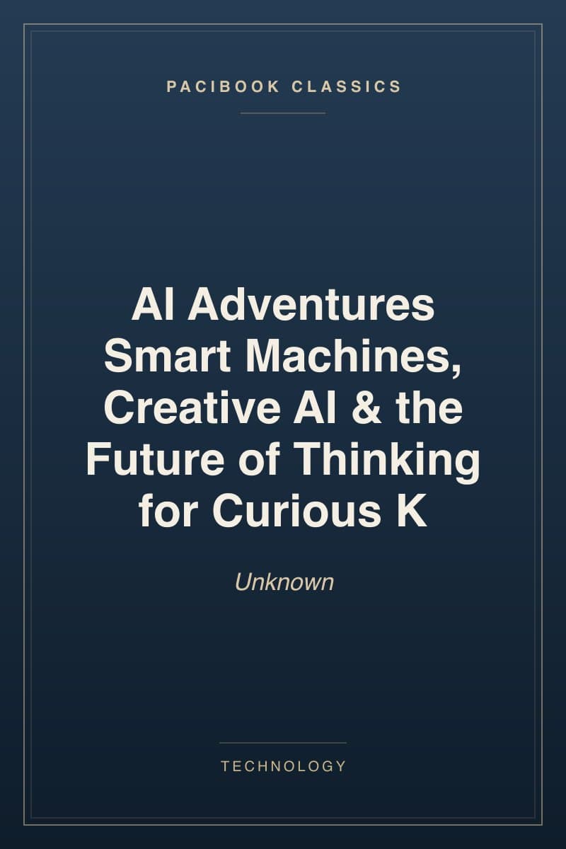 AI Adventures Smart Machines, Creative AI & the Future of Thinking for Curious K