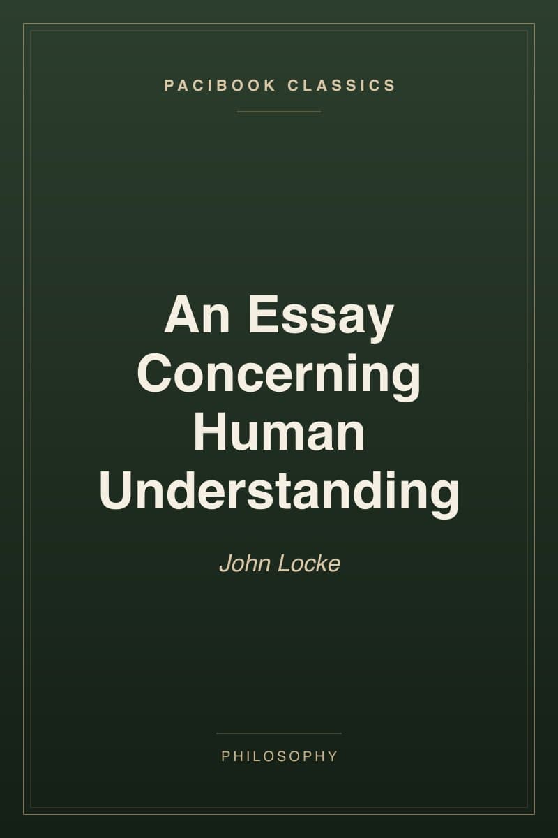 An Essay Concerning Human Understanding